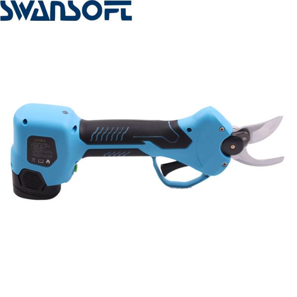 Swansoft Electric Garden Pruner Scissors Cordless Electric Pruning Shears 2.5CM Battery Orchard Pruner