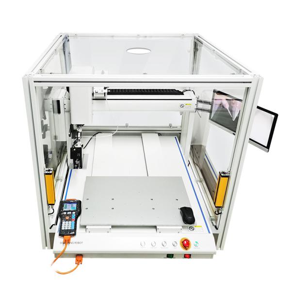 Micro Wave Automatic Soldering Robot Lead Free With Acrylic Cover