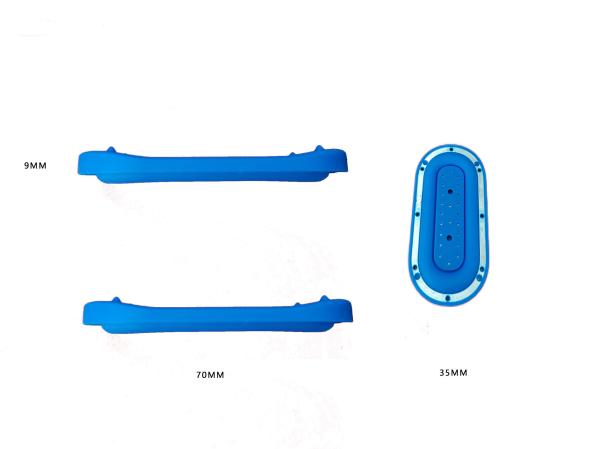 Customized Blue Speaker With Silicone Wrapped Metal Accessories, Speaker Diaphragm To Improve Sound Effect Accessories