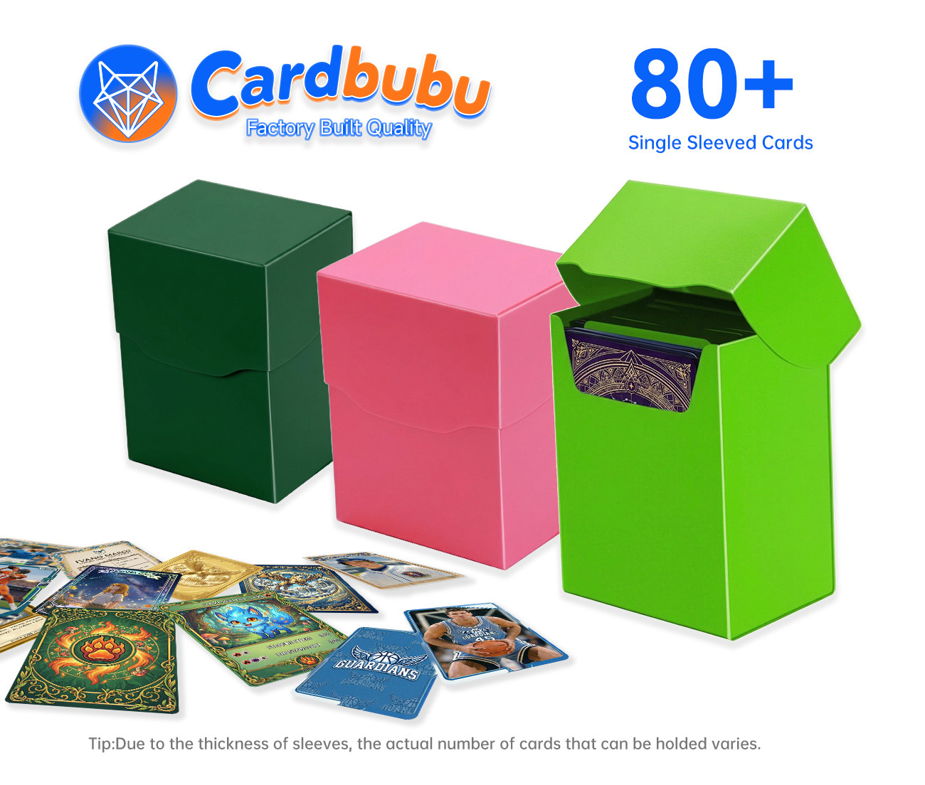 TCG Custom Printed Deck Box OEM 100 200 Cards For Gaming