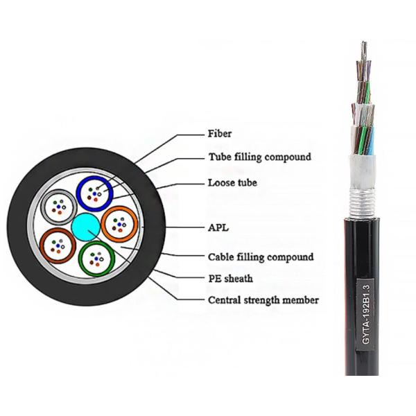 High quality high strength GYTA fiber optic cable Burial fiber optic cable