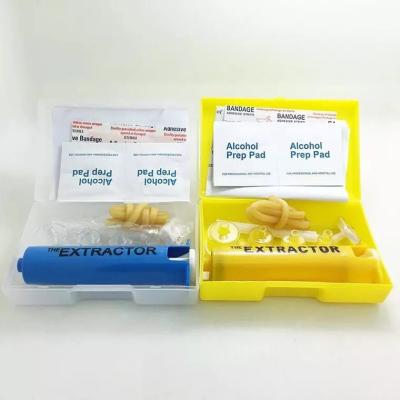 Approvisionnements de survie de secours médical de Kit Venom Extractor Suction Pump de premiers secours de morsure d'araignée d'abeille de serpent