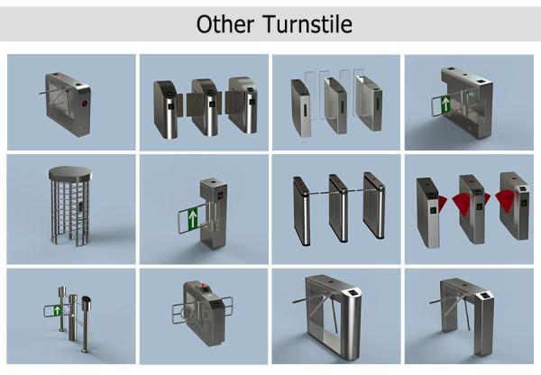 Automatic Pedestrian Entrance Security Barrier Gate Access Control System 1 Lane 2 Unit