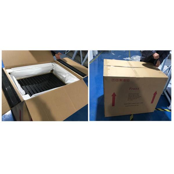 Black Vinyl Fully Upholstered King Size Hotel Bedroom Bed With Black Laminate Base