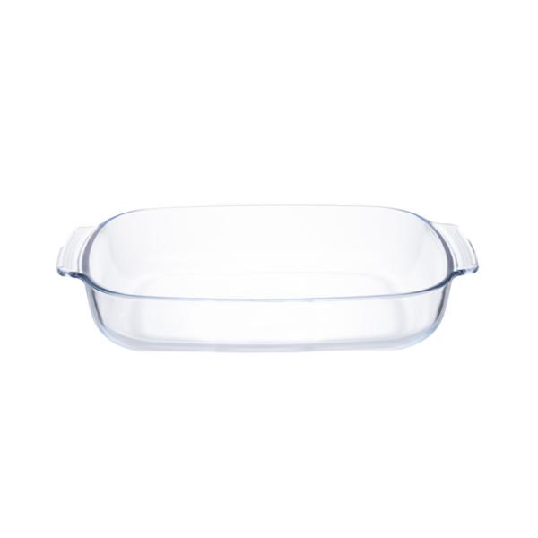 OEM Classic Glass Baking Dish With Handle Multi Purpose Use Reusable