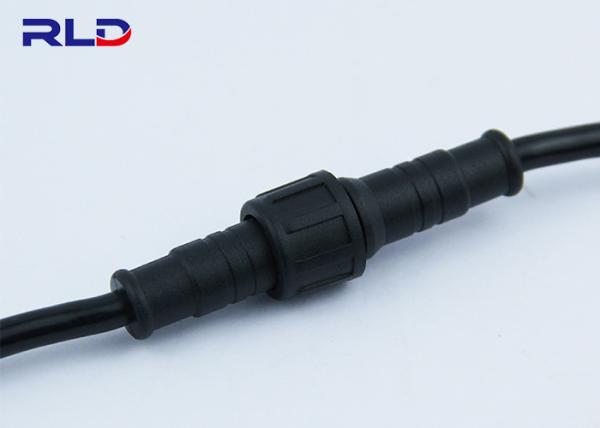 2 conector de cabo fêmea masculino impermeável da extensão do conector de cabo do PIN do PIN 3