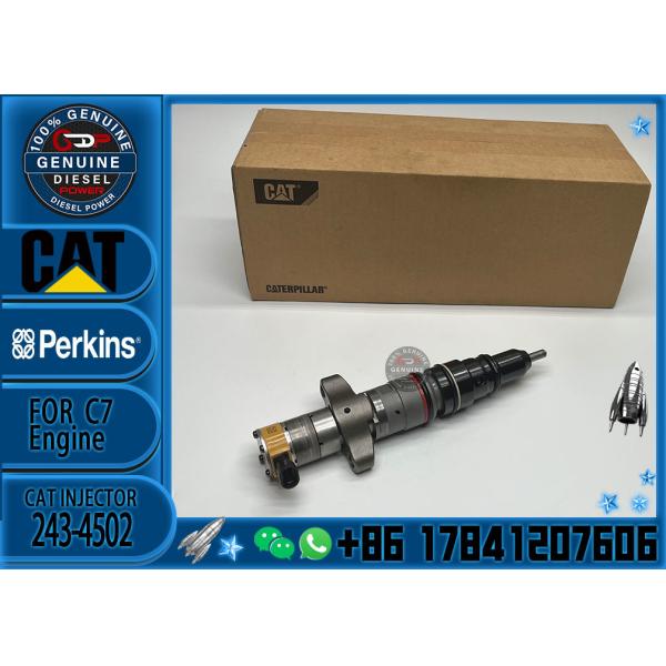 OE quality factory sale diesel fuel injector 243-4502 2434502 for CAT Caterpillar C7 engine