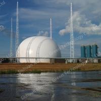 Réservoir de stockage de gaz à double membrane autonome