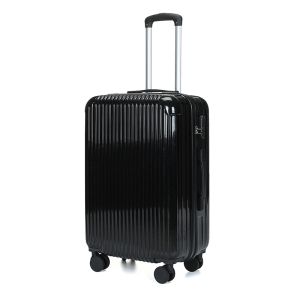 805 black lightweight luggage Affordable and Durable Hard-Shell Suitcase, Student-Specific Trolley Case,  Shock-Resistant and Waterproof Luggage