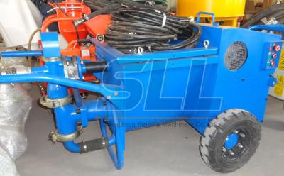 Fully Hydraulic Mortar Pump Machine Mobil Concrete Pump Fast Speed 110L Min