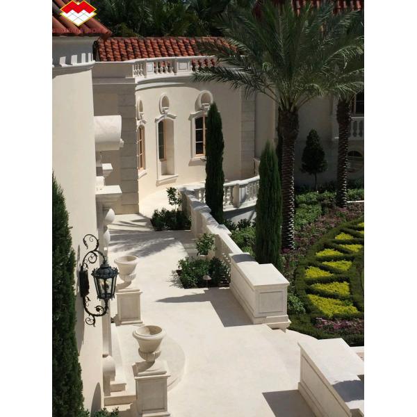 Customized Luxury Marble Staircase Handrail Column for Villa Style Interior Design