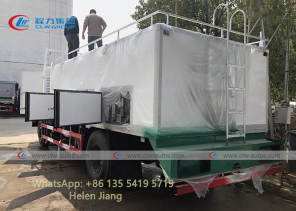 Taxa de sobrevivência 99% de Dongfeng 4x2 10T Live Fish Delivery Truck With