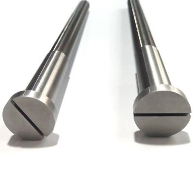 High Strength 99.95% Molybdenum Screw Nut Full Threaded  Wear Resistant