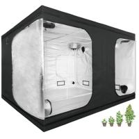 Tenda de cultivo de plantas medicinais Kit completo, altamente refletor, com piso à prova d'água, 10x10FT, 300X300X200 Tenda de cultivo Sala de cultivo