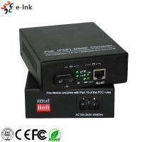 PoE(PSE) 10/100Base-TX to 100Base-FX Media Converter