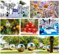 Espelho inflável grande colorido das bolas do arco-íris do PVC de Mini Reflective Mirror Disco Ball da decoração da alameda