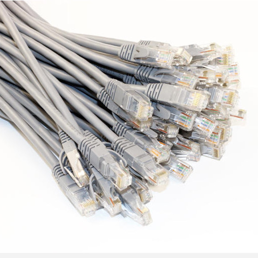 Гибкий провод 5M UTP CCA 24AWG CAT5e 350 Mhz кабеля ethernet