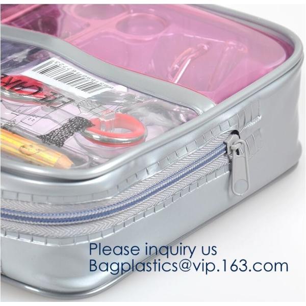 High Performance Toiletry Bag,Vinyl Plastic Toiletry for Travel Accessories Organizer Makeup bag,Wine sling Recycled Cos