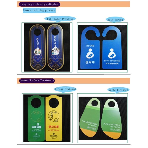 Custom PVC Hang Tag Die Cut Plastic Hang Tags Designs Fancy Round HD Printing Design