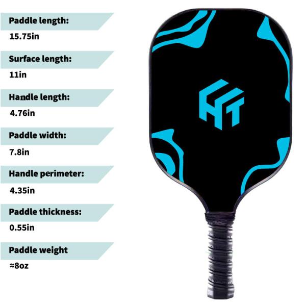 PP Honeycomb Core Fiberglass Graphite Pickleball Racquet Cover For Driving Range Golf