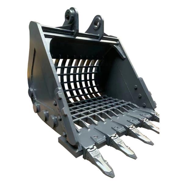 Réseau d'excavatrice personnalisable tamis de roche Esquelette de seau pour la construction Mines tamisage tri