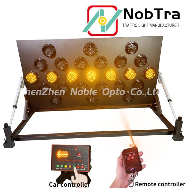 Светодиодные знаки дорожного движения с стрелками с 7 последовательными состояниями работы и беспроводным управлением