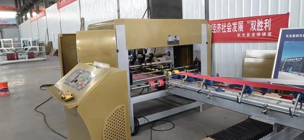 Automatic Flexo Folder Gluer Machine for APPAREL Carton Box Making Customers' Demand