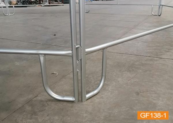 Tubes ronds soudés de 2,2mx1,7m Panneaux de clôture pour cheval