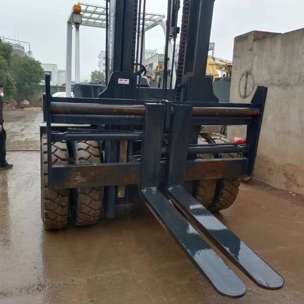 Used TCM 10 Ton Diesel Forklift FD100 Heavy Duty Counterbalance Industrial Lifting Equipment Verified Export