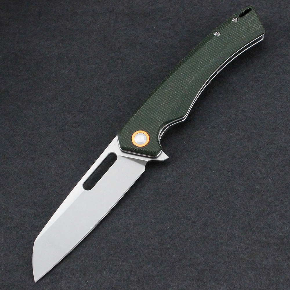 GT957 Outdoor Folding Knife Linen Handle Multifunctional Pocket Knife