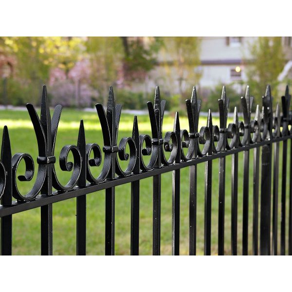 Galvanized Steel Wrought Iron Fence Panels Swimming Pool Garden Protection