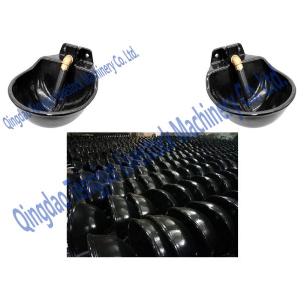Durable Cast Iron Cattle Water Bowls Easy Cleaning Enameled Surface