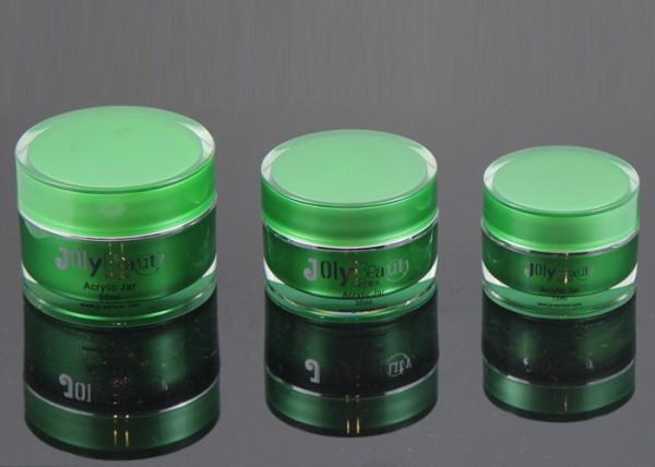 Capacity 30ml bottle body green bottle mouth rotate Cream Jars
