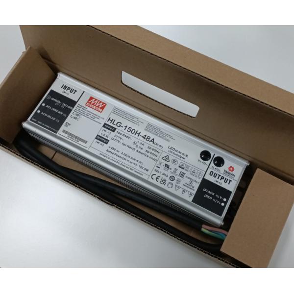 HLG-150H-48A - 48V 150W PFC Power Supply - IP65 Metal Industrial LED/Automation