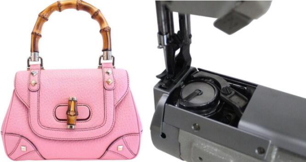 Single Needle Direct Drive Compound Feed Cylinder Bed Heavy Duty Leather Sewing Machine