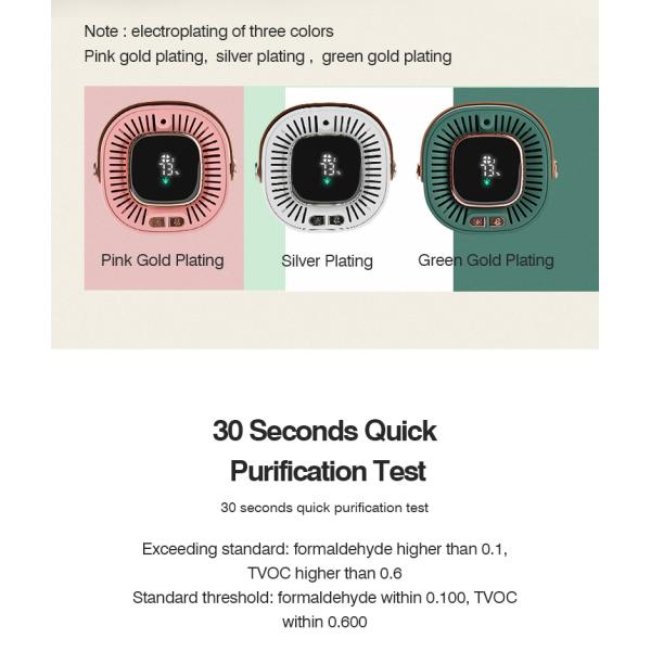 Homefish H13 фильтр рабочий стол Автомобильный очиститель воздуха отрицательный ион 8 миллионов штук/см3
