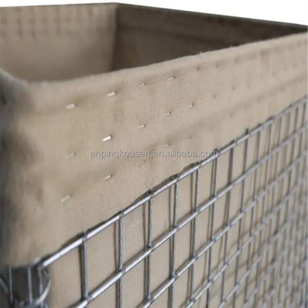 Electrical Galvanize Barrier Defenses Basket Gabion Weld Stone Wall Cage for Benefit