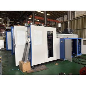 Automatic Extrusion Blow Molding Machine with Max Product Height PLC B&R Control and 10 Bar Blow Pressure