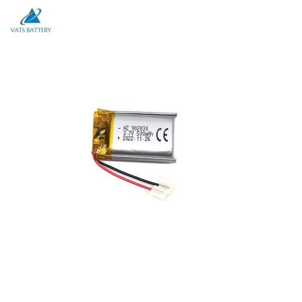 902030 Battery , 3.7 V 500mah Lipo Battery For Toys / Consumer Electronics
