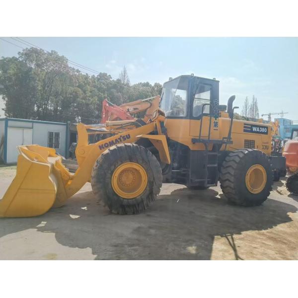 Japan WA380-3 Used Komatsu Wheel Loaders Long Lasting Easy Maintenance