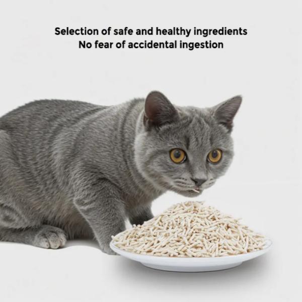 ODM Litter de gato natural de acumulamiento libre de polvo