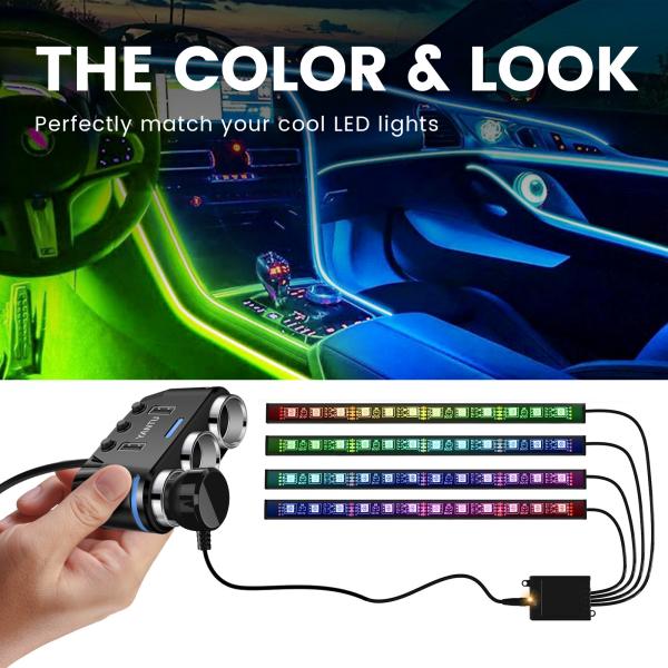 YANTU B39 12V 24V Car Cigarette Lighter Charging 3 in 1 Super Corded Heater Adapter Plug Dual USB Auto Electronics