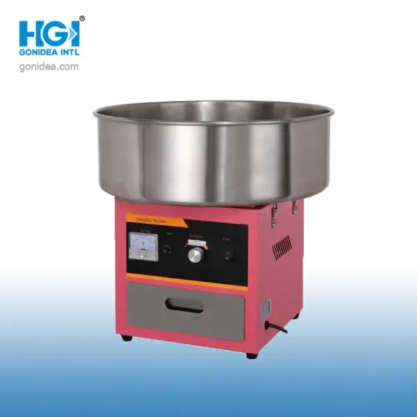 950W Automatic Cotton Candy Machine with Stainless Steel Bowl for Commercial Use