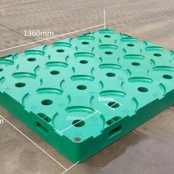 HDPE pálete azul 54x44 do polipropileno da pálete da garrafa de água de 5 galões”