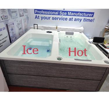 Modern Hydrotherapy Tub with 5 Years Warranty 4 Person Capacity and 1300L Water Capacity