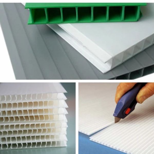 Customizable Corflute Sheet Waterproof Corrugated Plastic Board for Advertising Signs Packaging Protection Display Panels and Outdoor Promotional Applications
