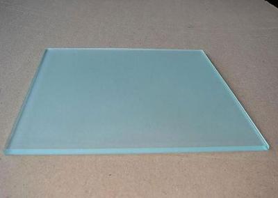 2mm-19mm Acid Etched Glass Tempered Glass With Customized Size