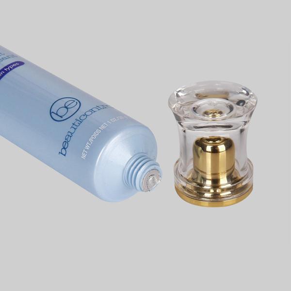 Cream Squeeze Custom Cosmetic Tubes D25mm 20-60ml Empty Plastic With Screw Cap