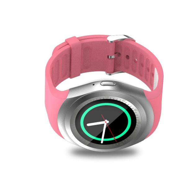 2017 Fashion Android Y1 smart watch bluetooth round screen new pedometer clock Support Sim Card and Memory Extend
