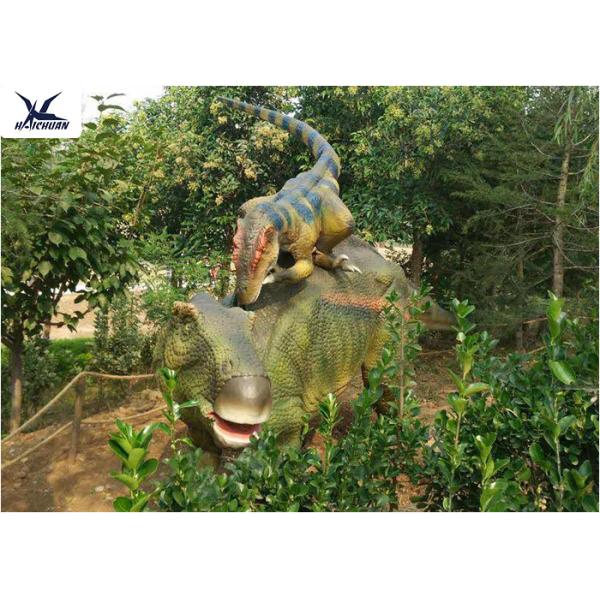 Interactive Dinosaur Models Ornament For Parks / Shopping Malls Fire Resistance